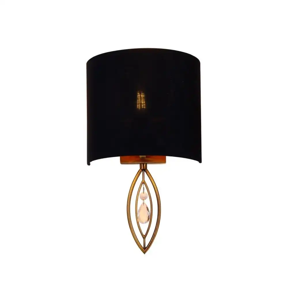 Greta Modern Elegant Wall Lamp Reading Light - Black