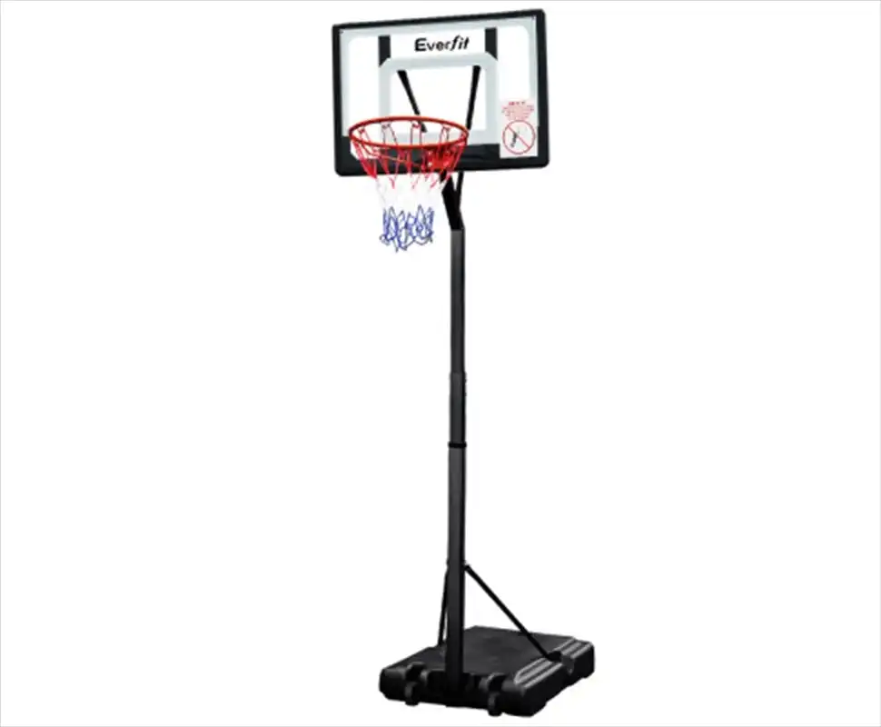 Adjustable Portable Basketball Stand Hoop System Rim