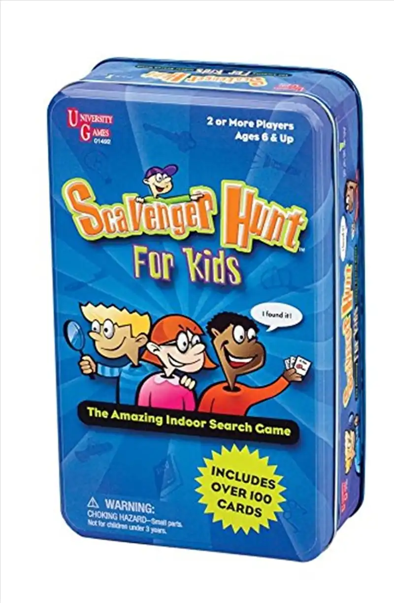 Scavenger Hunt For Kids Tin Card Game