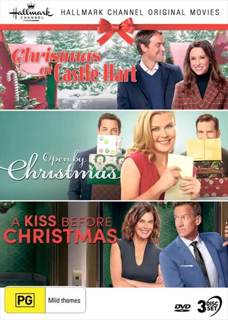 Hallmark Christmas Christmas At Castle Hart Open By Christmas A Kiss Before Christmas Collec DVD