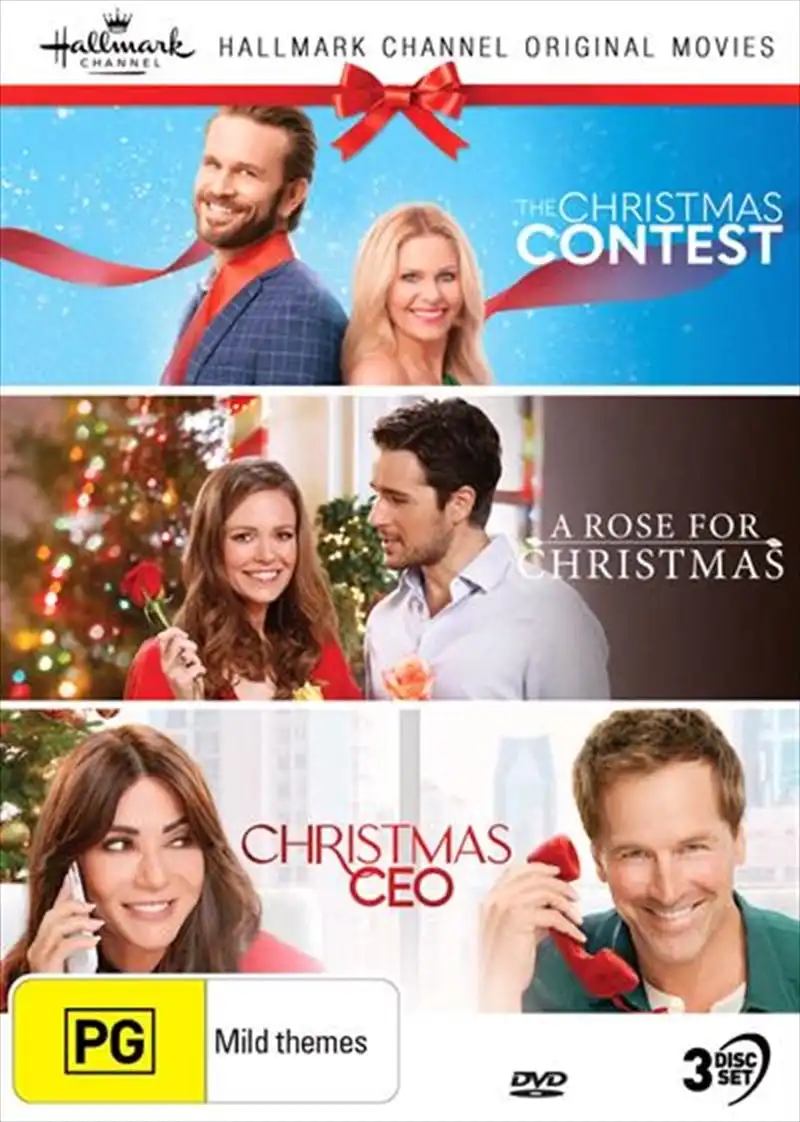 Hallmark Christmas The Christmas Contest A Rose For Christmas Christmas CEO Collection 26 DVD