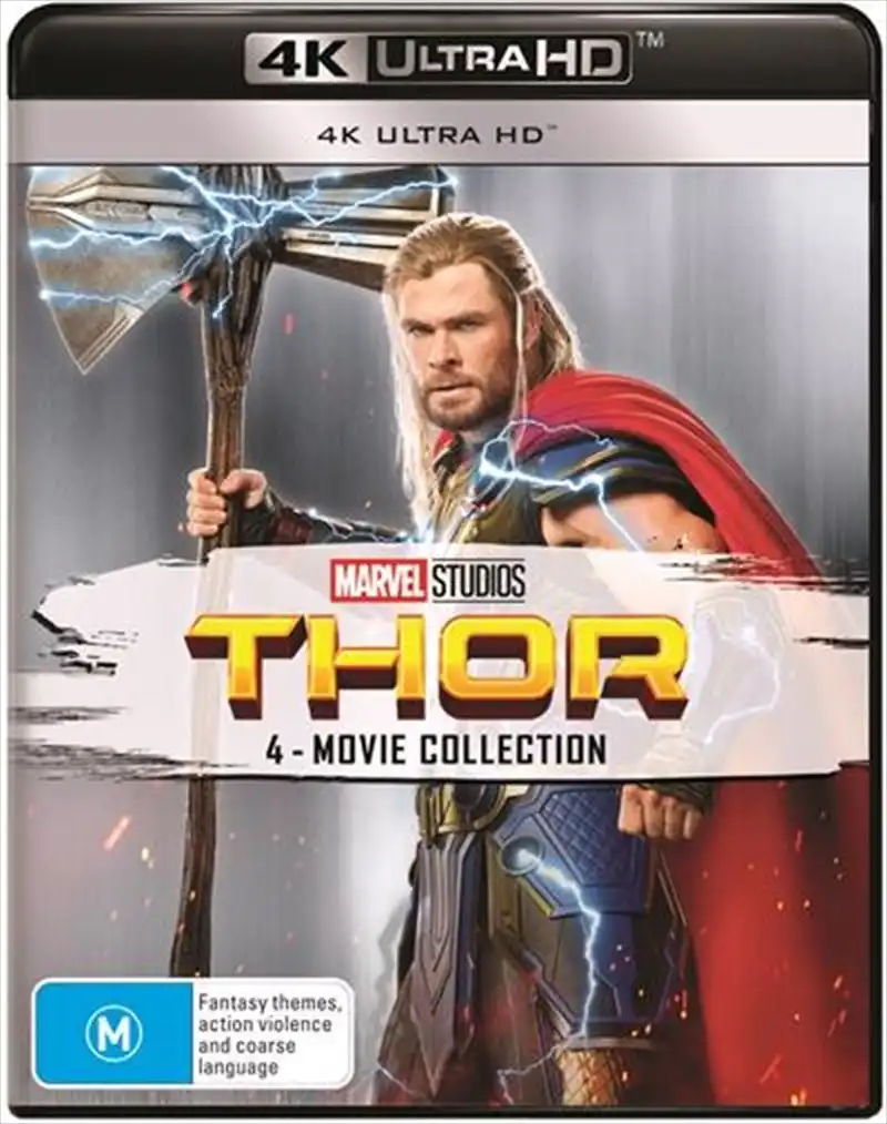 Thor Thor The Dark World Thor Ragnarok Thor Love And Thunder UHD Quadruple Pack UHD