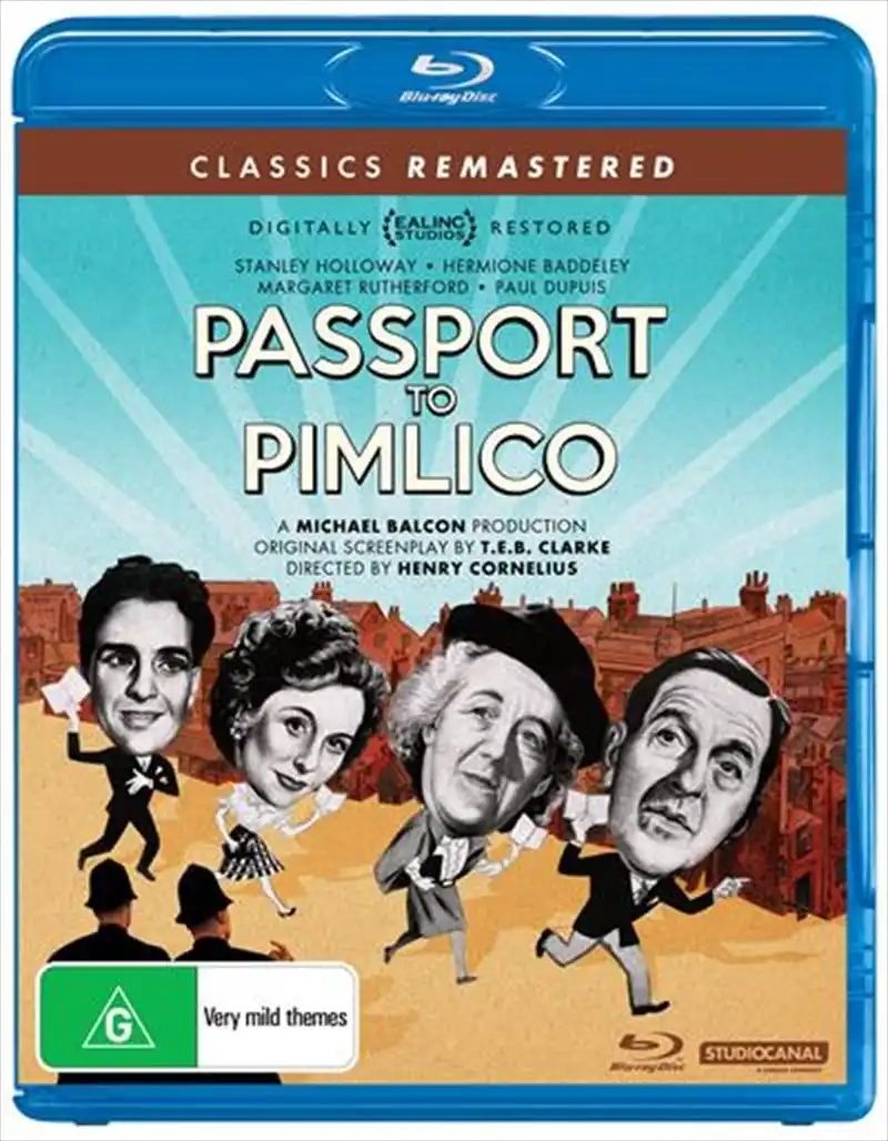 Passport To Pimlico Classics Remastered Blu ray