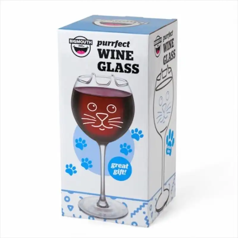 BigMouth The Purrfect Wine Glass