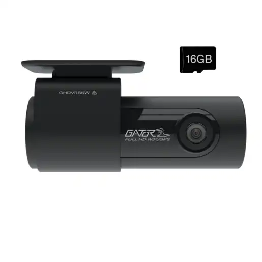 Gator 1080P Full HD Dash Cam Wifi GPS 16GB - GHDVR85W