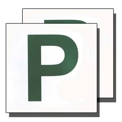Drive P Plates QLD White/Green Electrostatic - EP3