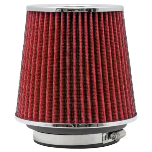 K&N Red Universal Clamp-On Air Filter - KNRG-1001RD