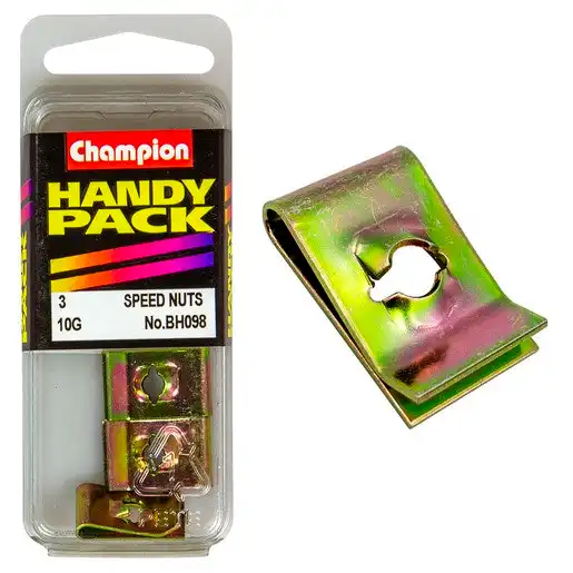 Champion Handy Pack Speed Nuts 10G x 13/16x1/2" Spire - BH098