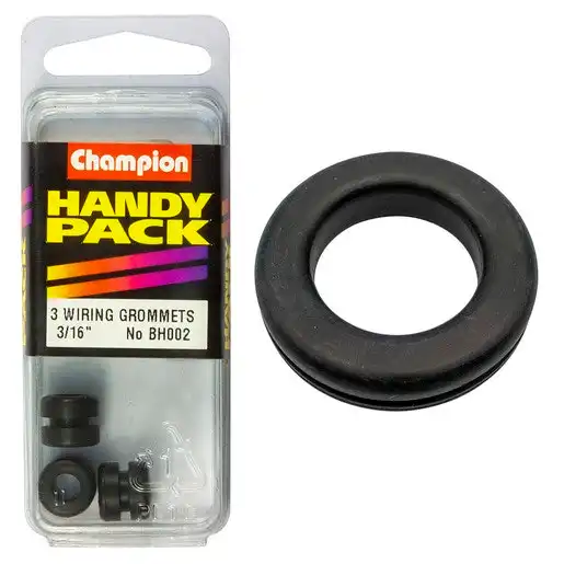 Champion Handy Pack Rubber Wiring Grommet 3/16x5/16" CWG - BH002