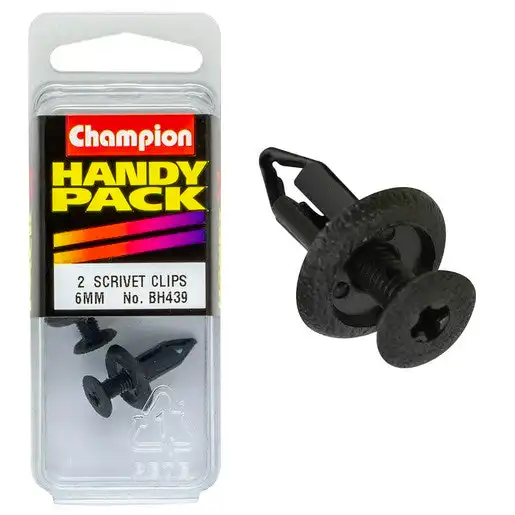 Champion Handy Pack 6mm Scrivet Trim Clip - BH439