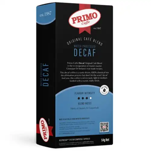 6x10pc Primo Caffe Decaf 54g Coffee Capsules/Pod Compatible w/Nespresso Machine