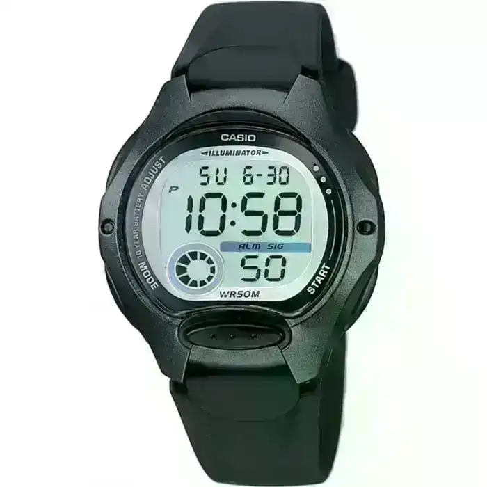 Casio LW200-1B Black Youth Digital Watch