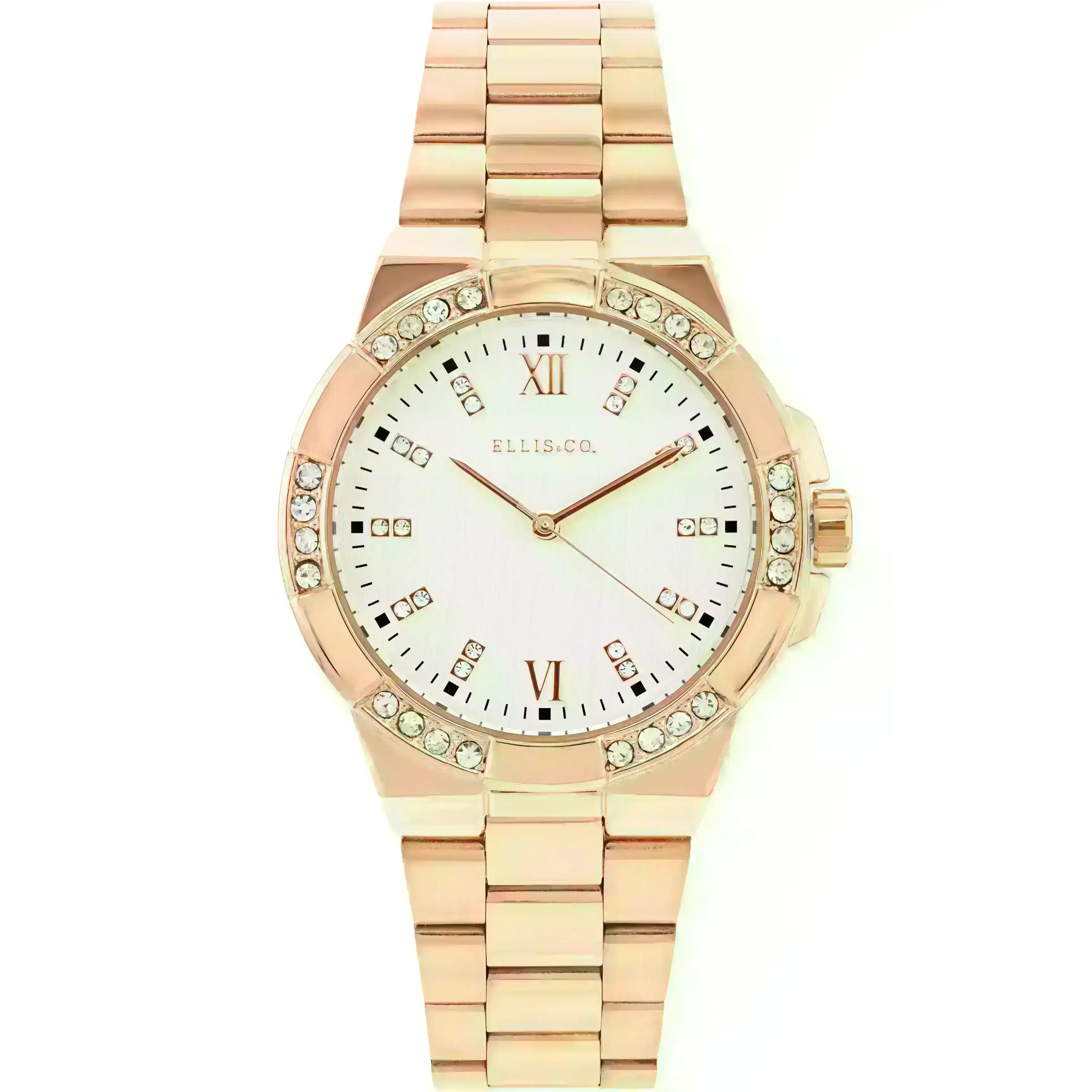 Ellis & Co 'Alyse' Rose Gold Plated Women's Watch