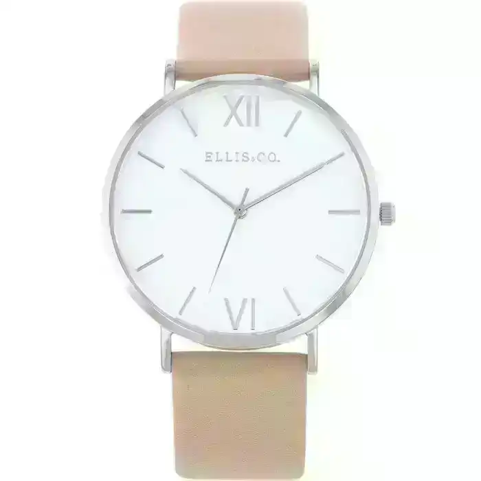 Ellis & Co Collection Nude Leather 41mm Watch