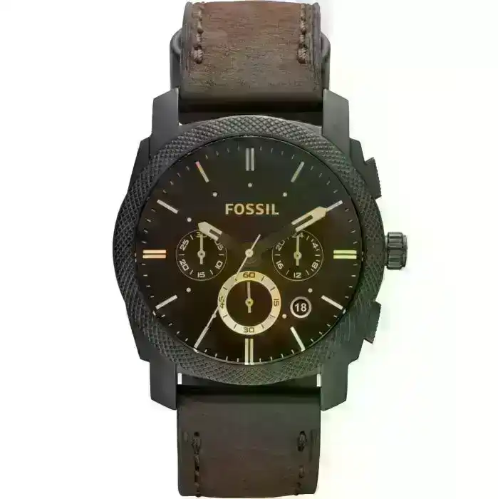 Fossil FS4656 Machine CMulti-Function  Brown Leather