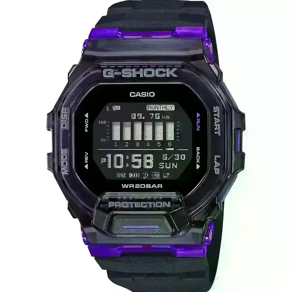 G-Shock GBD200SM-1A6 G-Squad Vital Colour Series Smart Phone Link