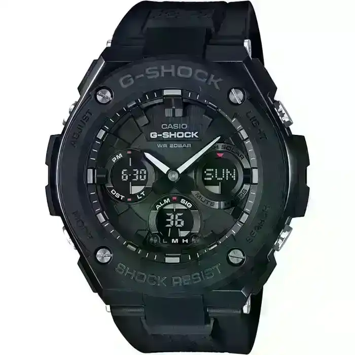G-Shock G-Steel Solar GSTS100G-1B World Time Mens watch