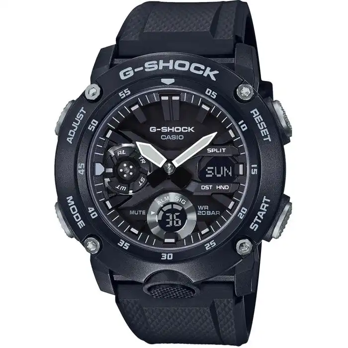 Casio G-Shock GA-2000S-1ADR Black Resin Mens Watch