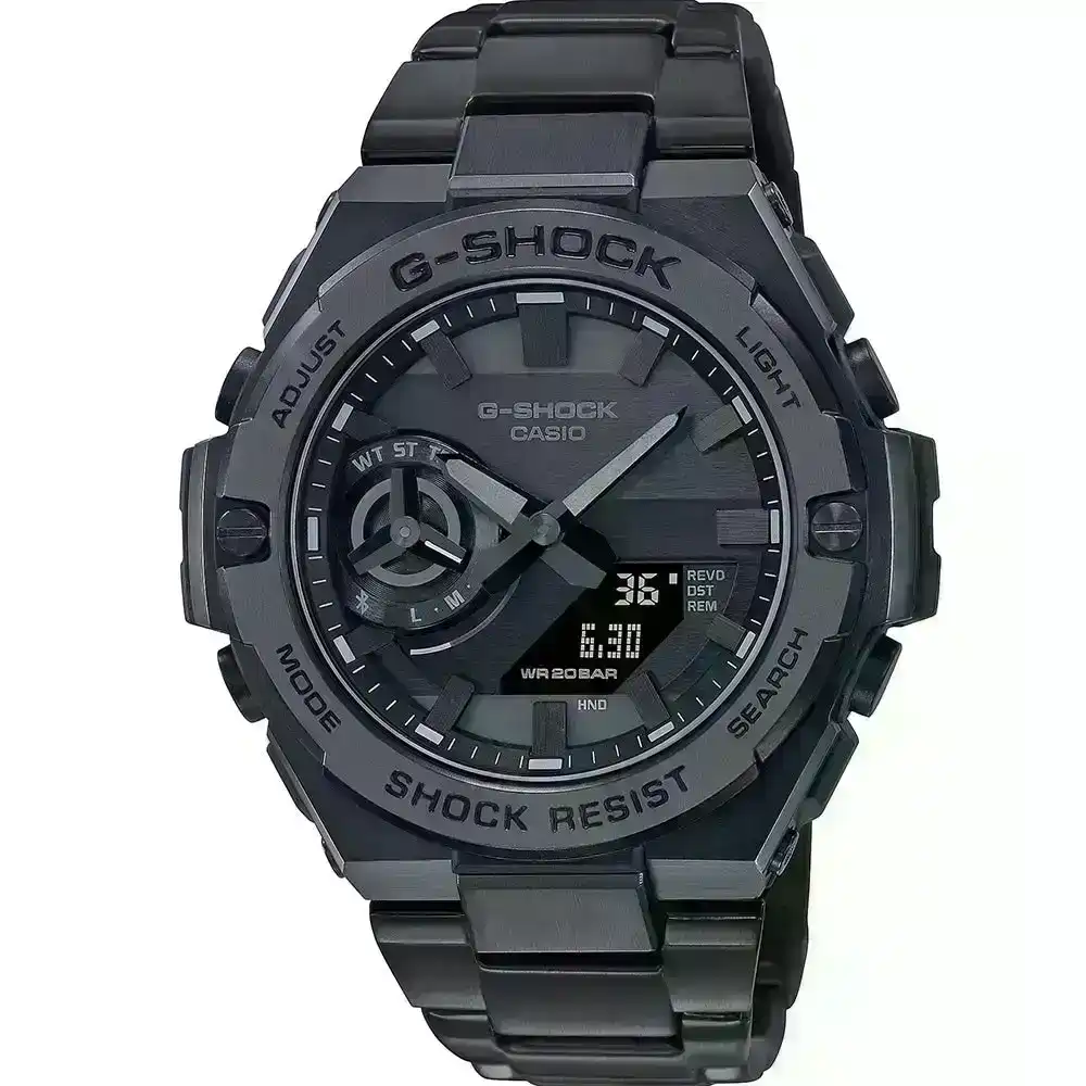 G-Shock GSTB500BD-1A G-Steel Black Stainless Steel Mens Watch