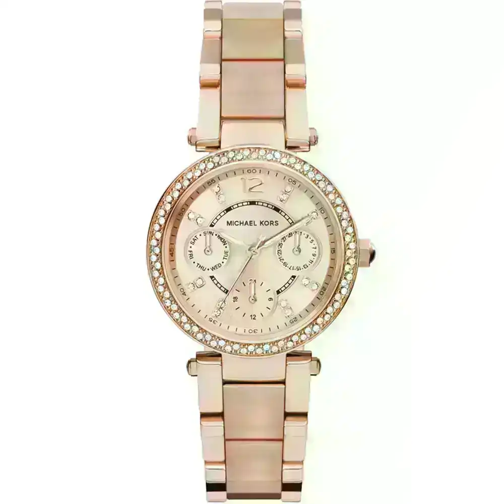 Michael Kors Parker Mini MK6110 Womens Rose Gold Watch