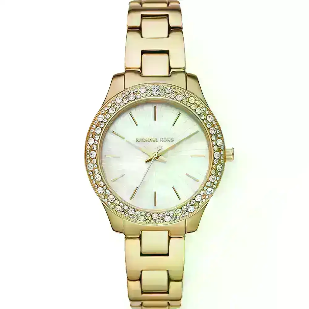 Michael Kors Liliane MK4555 Gold Tone Womens Watch