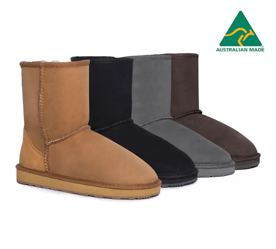 Urban Classic Short Ii Merino Sheepskin Wool Boots Australia Made