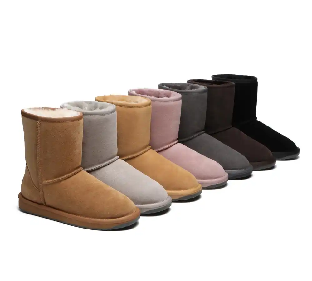 Tarramarra® UGG Sheepskin Short Classic Sheepskin Boots Water Resistant