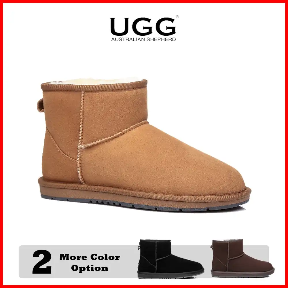 Water Resistant | UGG Boots Unisex Mini Classic Suede Sheepskin Wool Australian Shepherd®