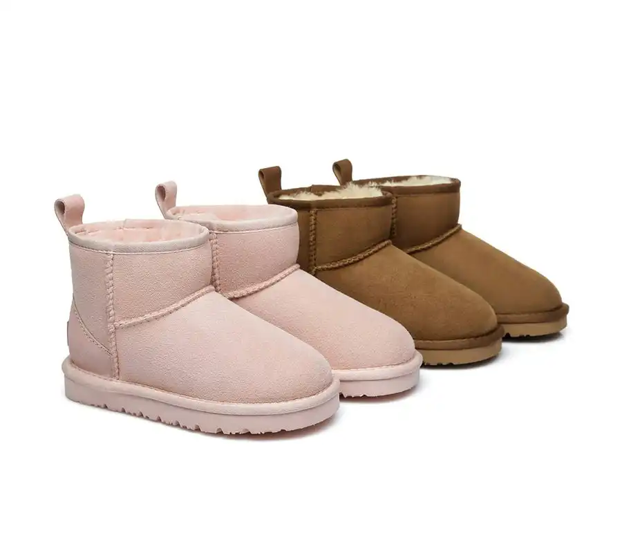 Australian Shepherd® Sheepskin Kids Mini Classic UGG boots Water Resistant