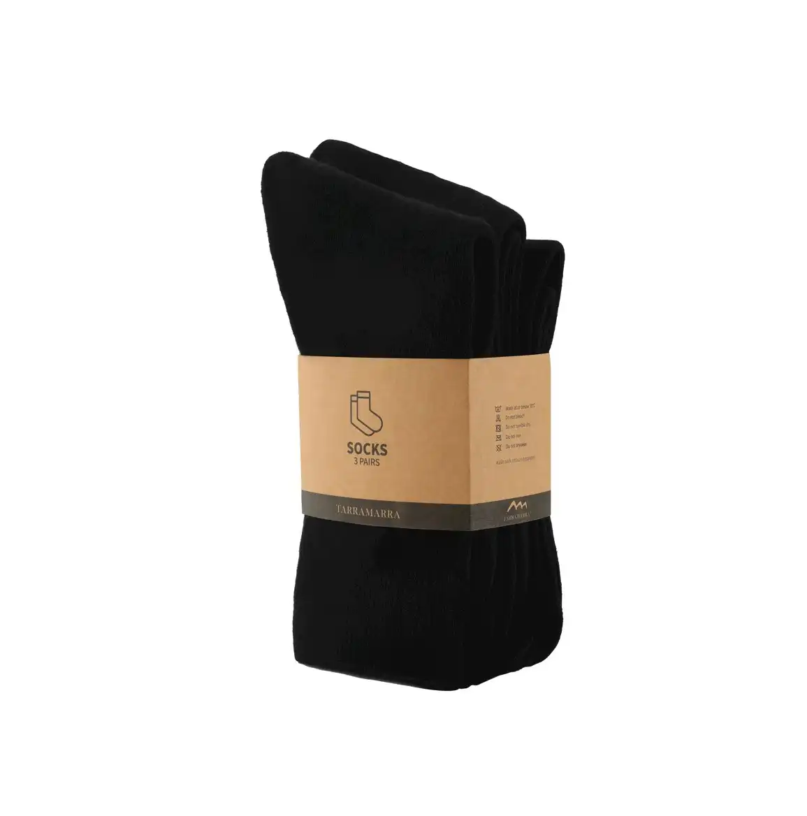Tarramarra® Easton Bamboo Socks Polyester Unisex 3 Pairs Pack