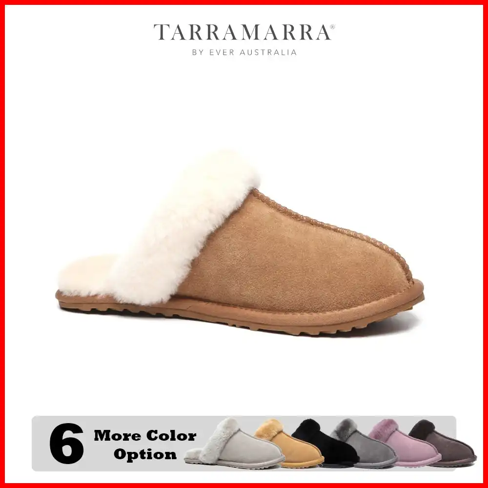 Tarramarra Premium Sheepskin Wool Unisex Slipper Rena