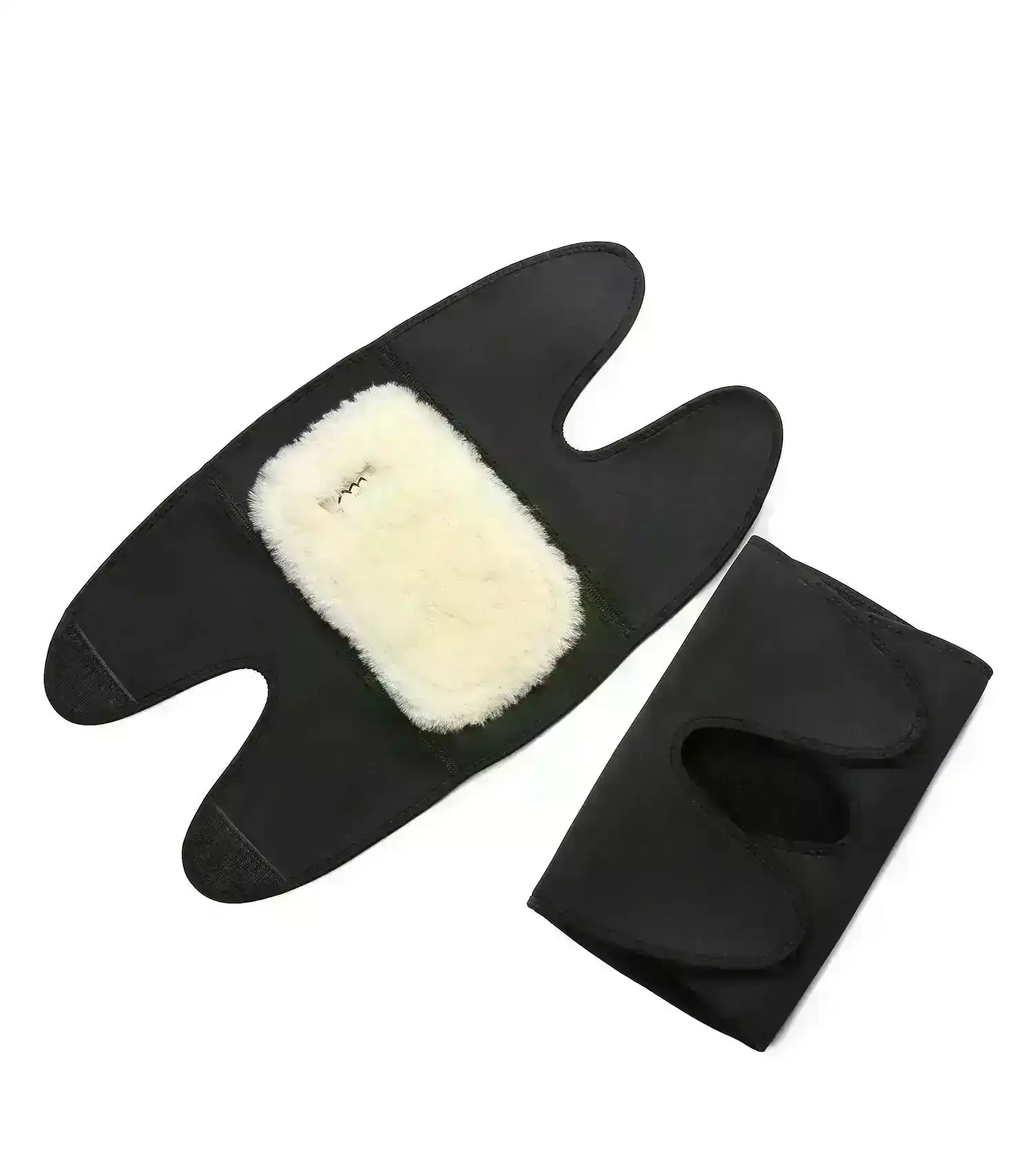 Tarramarra® Knee Warmer Double Faced Sheepskin Pad Cross Strap