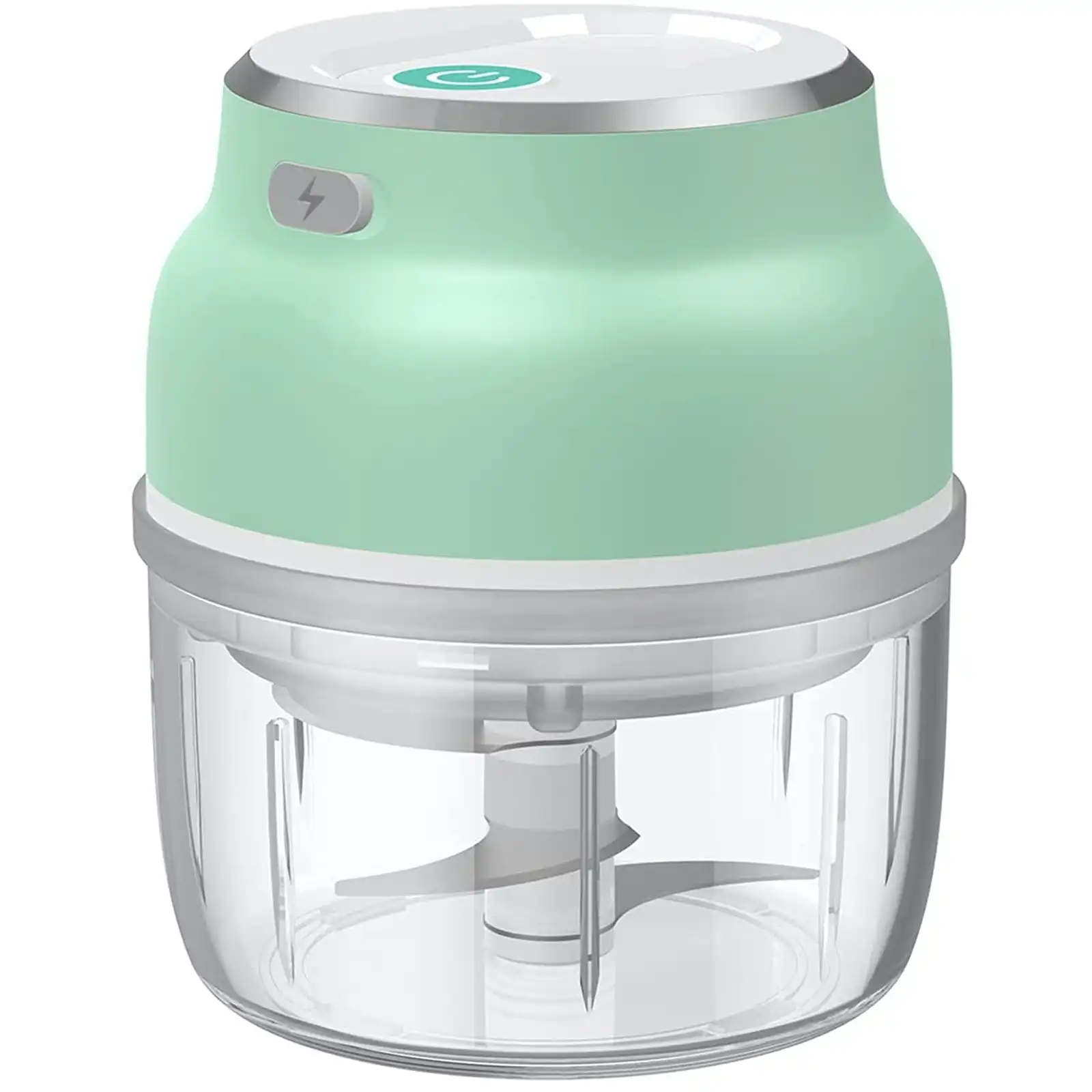 TODO Portable Mini Food Chopper Processor Rechargeable Battery 3.7V 22W Stainless Steel Blade