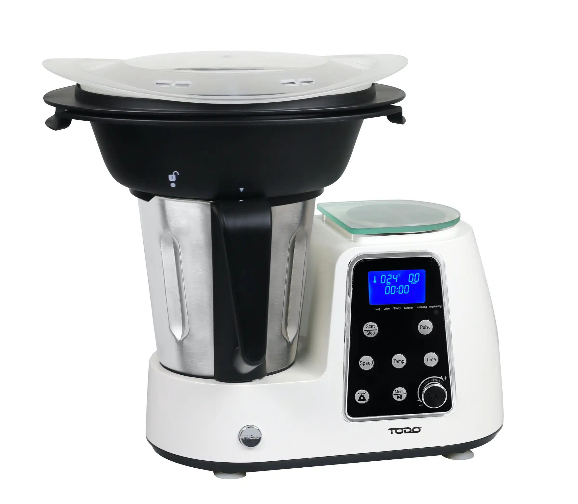 TODO Multifunction Food Processor Thermo Cooker Machine Mixer Blender Stainless Steel Scale Steamer