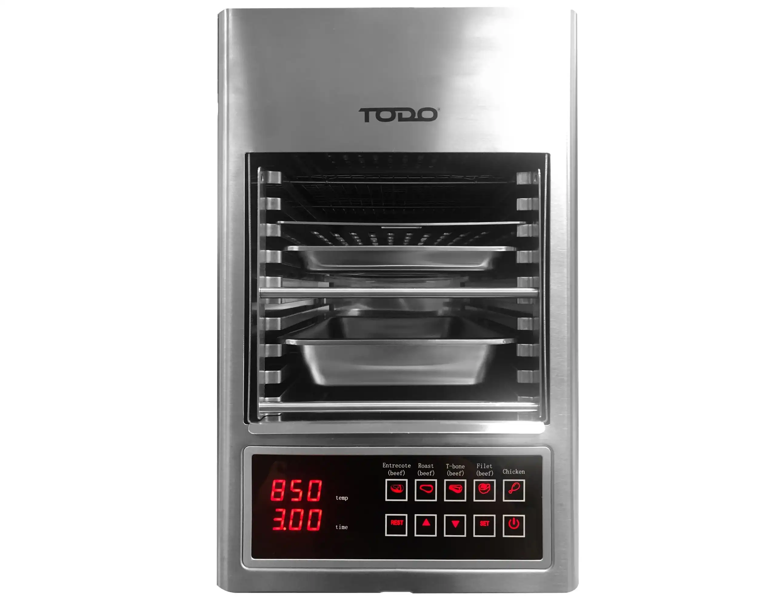 TODO 1600W Oven Grill Beef Maker 11L Steak Grill 850 Celcius Temperature