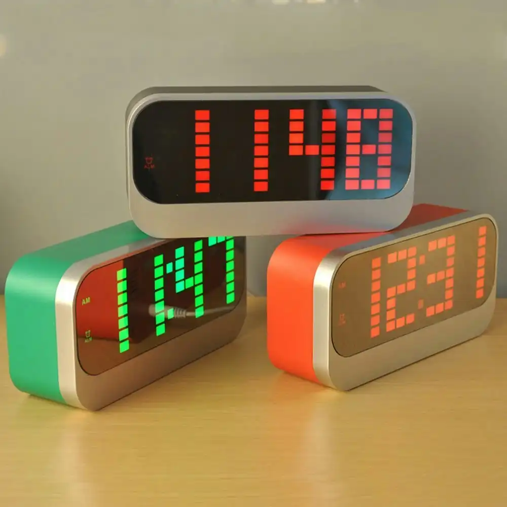 Led Digital Alarm Clock Usb Powered Large Display