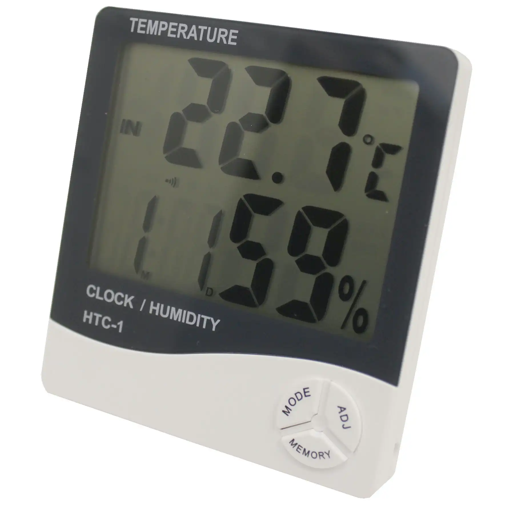 TODO Digital Thermometer Hygrometer Alarm Clock Temp Humidity Large Lcd Display