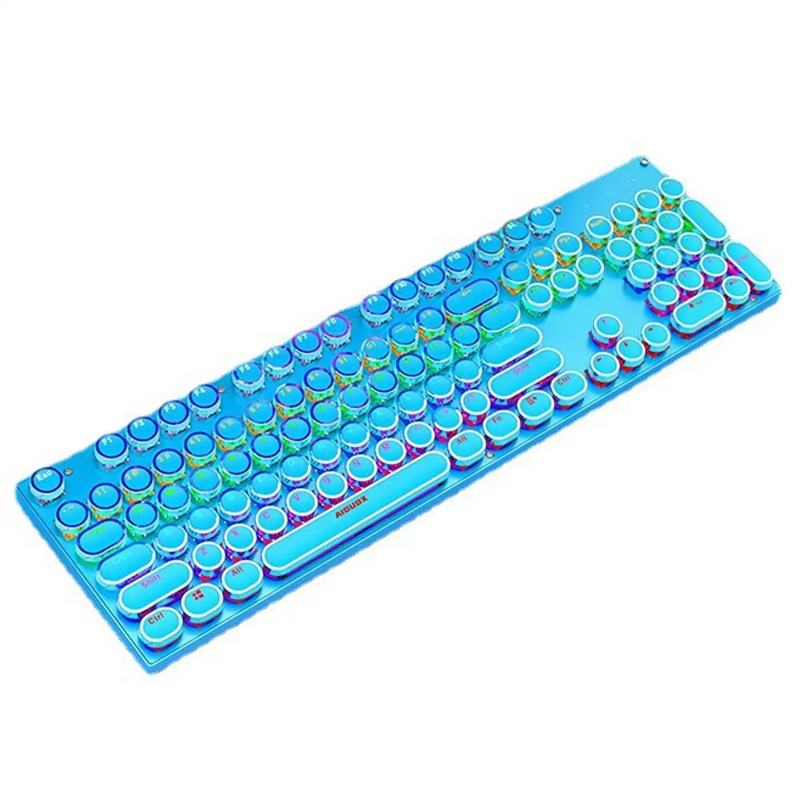 TODO Mechanical Gaming Keyboard RGB LED Linear Blue Switch USB Windows - Blue