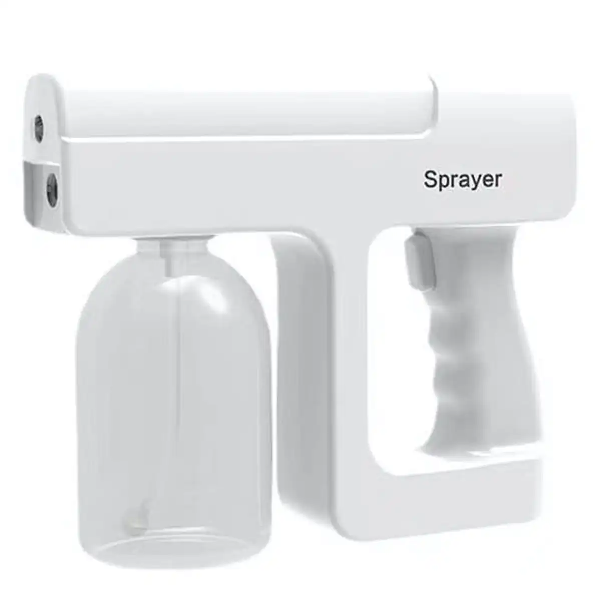 TODO Blue Light Nano Spray Disinfection Gun Air Purifier Sterilizer Portable Rechargeable 300ml - White