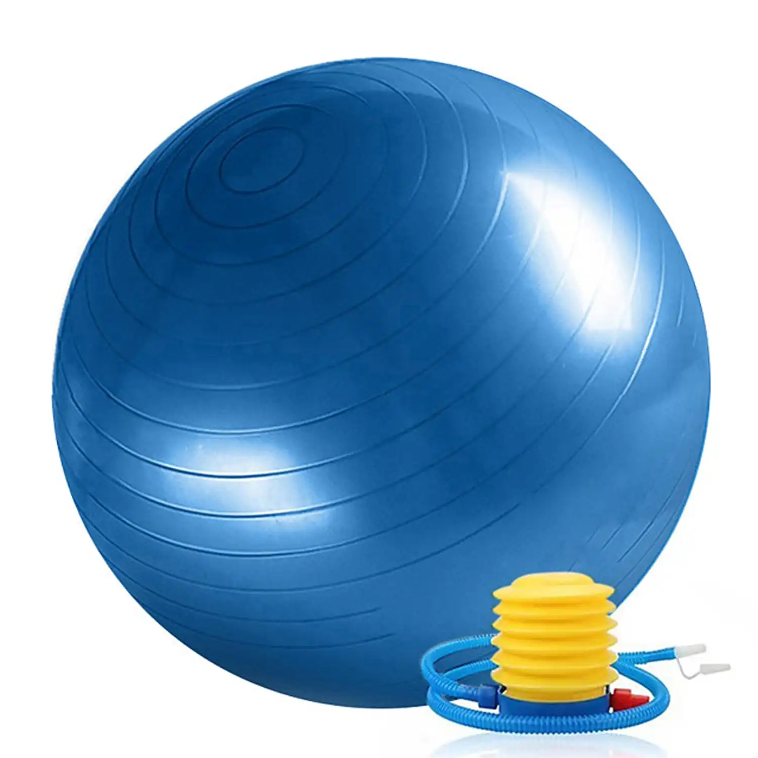 55cm Exercise Ball Yoga Gym Home Exercise Pilates Equipment Fitness Ball