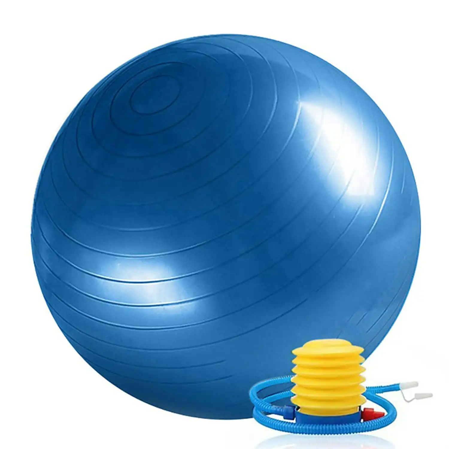 55cm Exercise Ball Yoga Gym Home Exercise Pilates Equipment Fitness Ball
