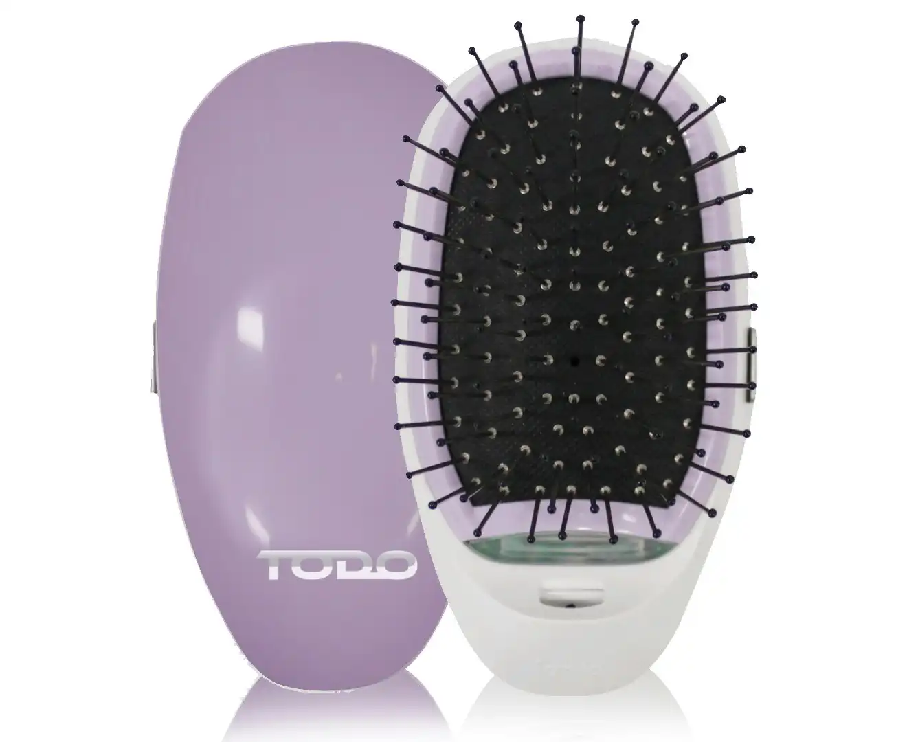 TODO Straightening Ionic Hair Brush Smooth Silky Hair Stainless Steel Lavender