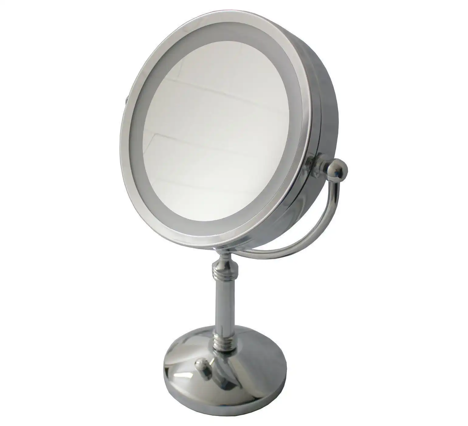 TODO 7" Led Backlit Cosmetic Make Up Mirror 1X / 5X Magnification Battery Powered