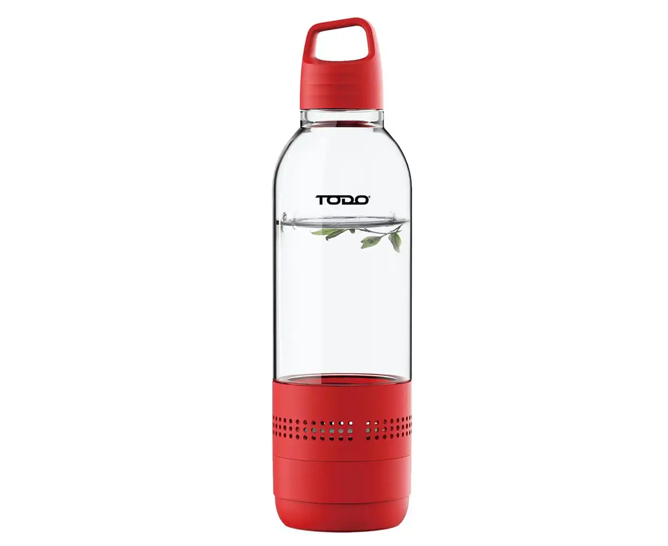 TODO Bluetooth Water Bottle Speaker 400Ml Portable Rechargeable Bottled Speakers - Red