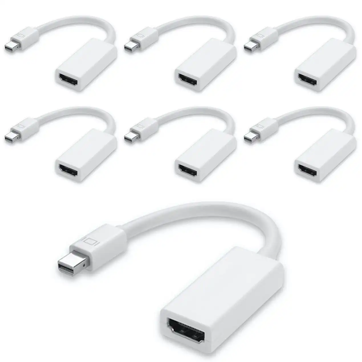 Seven Mini Display Port To Hdmi Female Adaptor Dp Displayport Apple Mac Compatible 7X