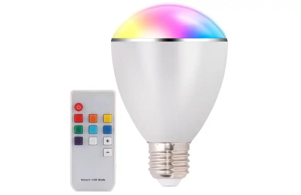 TODO Smart Led Light Bulb Screw Socket 7 Colour Led Remote Control Bl07Re