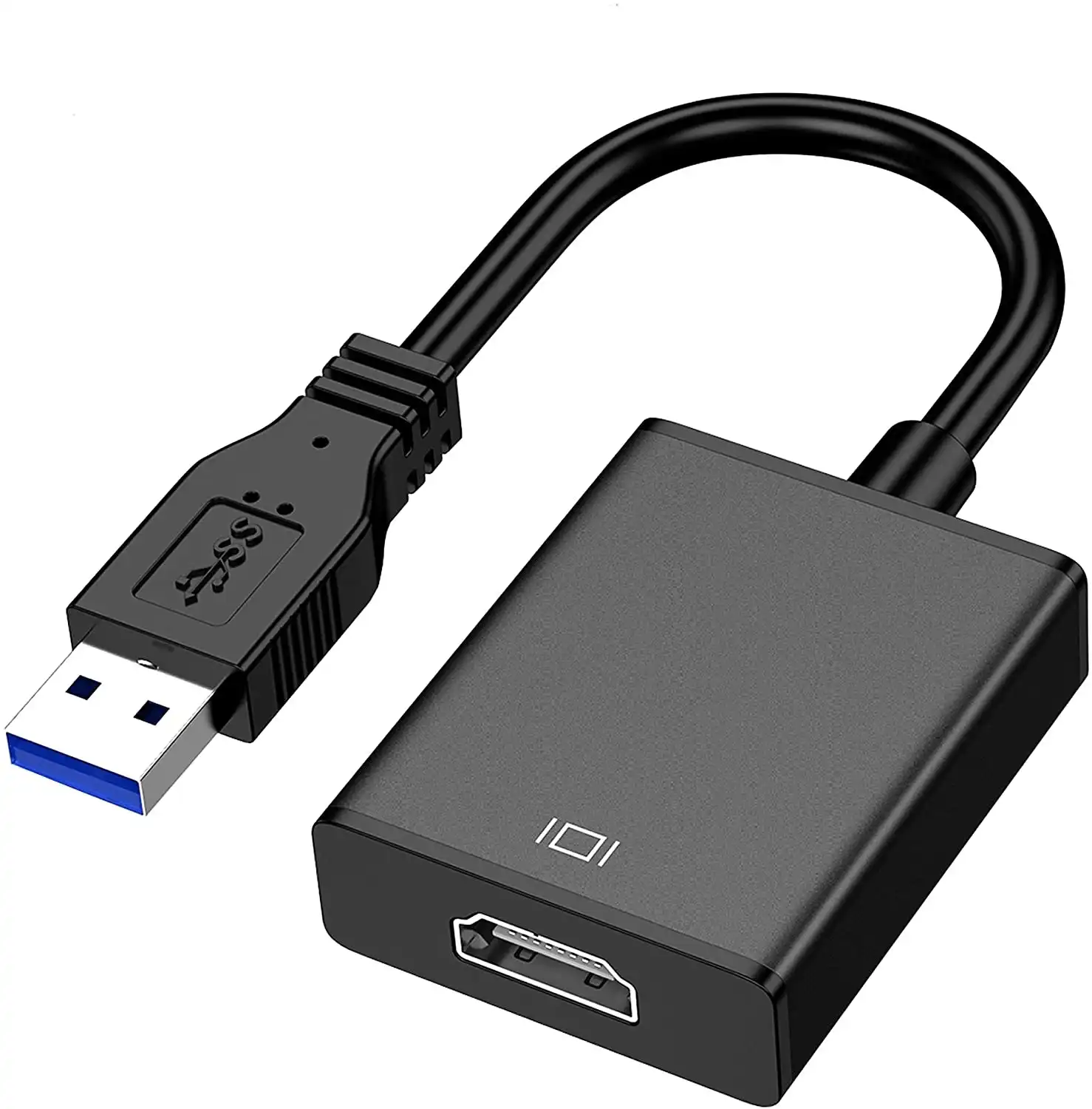 USB 3.0 To HDMI HD 1080P Video Cable Adapter Converter For PC Laptop Black