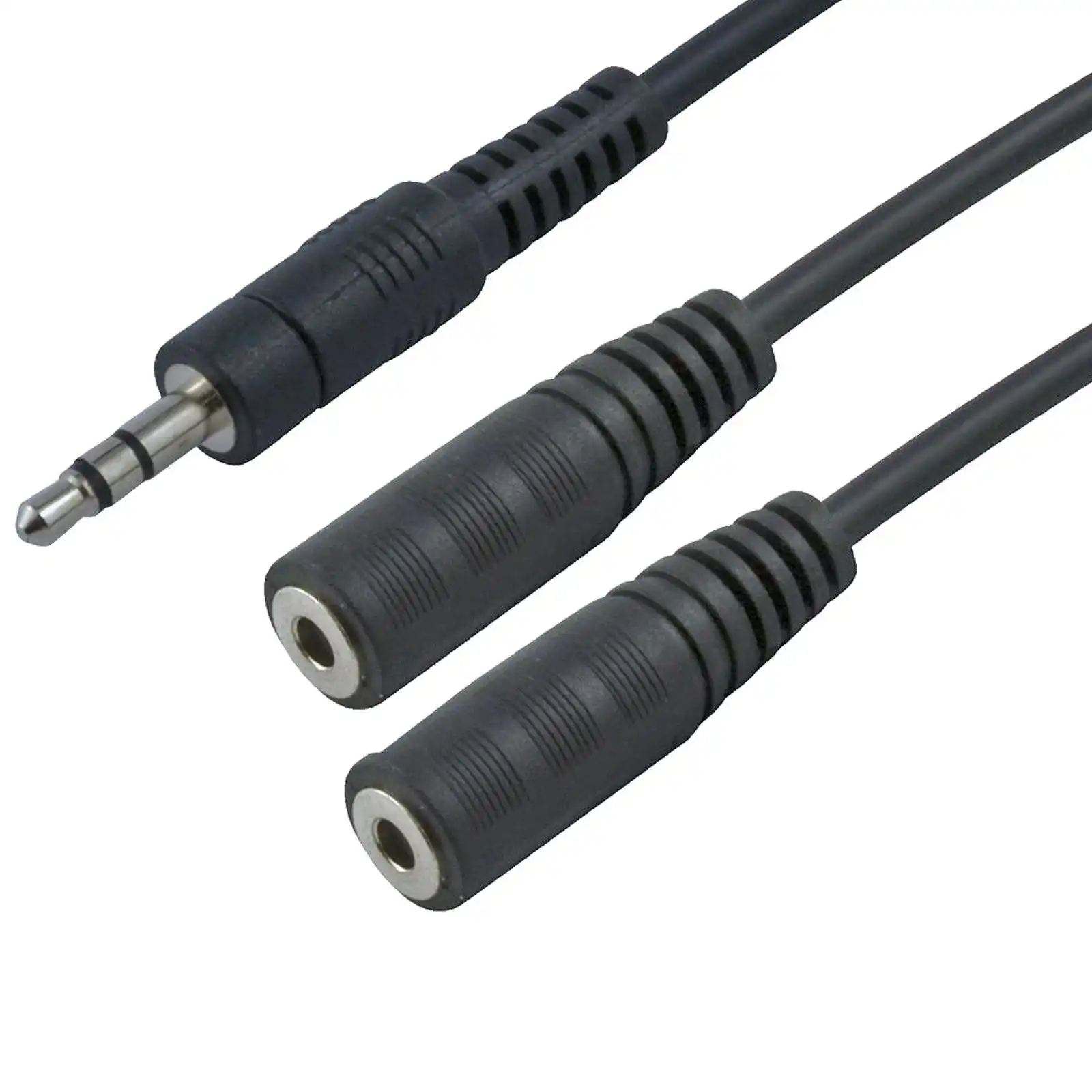 3M 3.5Mm Stereo Audio Extension Splitter Male To Female (X2) Cable Headphone Aux