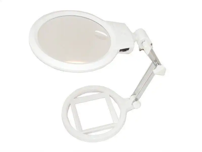 Foldable Magnifier Magnifying Glass 2X Magnification Led Lamp Illuminator Mg3B1A