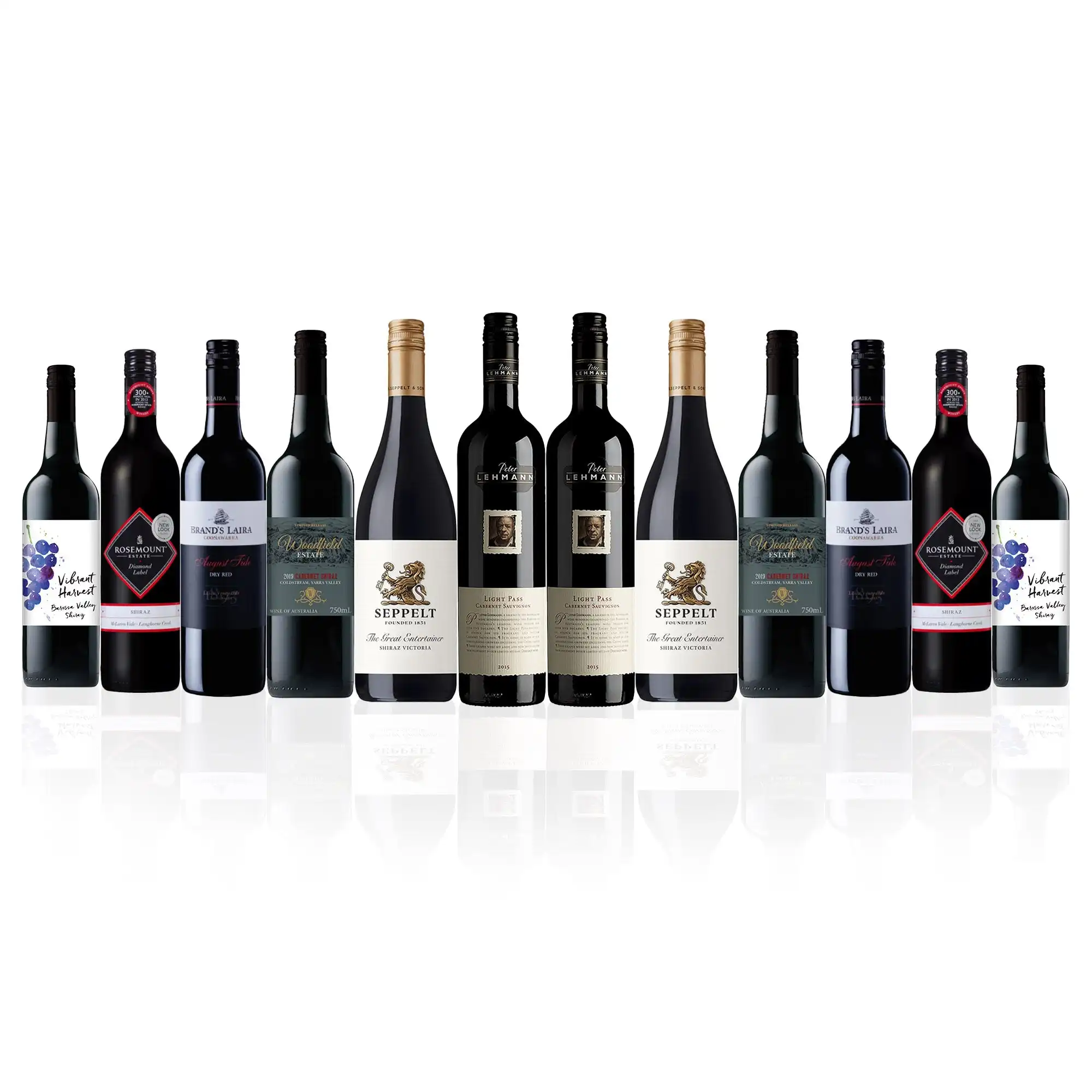 Super Premium Mixed Aussie Red Wine Dozen 4.0 (12 bottles)